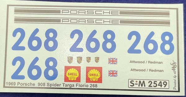 Porsche 908 Targa Florio Spyder 1969 268 1/24