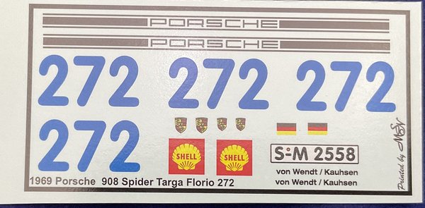 Porsche 908 Targa Florio Spyder 1969 272 1/24