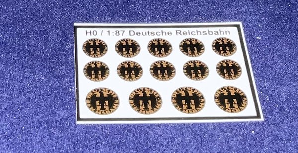 Deutsche Reichsbahn gold Decals 1/87